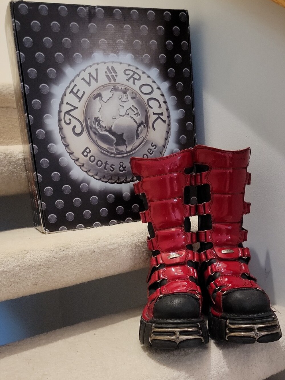 Vintage New Rock Boots Style M-309